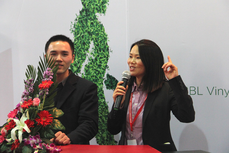 2013貝爾地板PVC新品首發(fā)會(huì)于滬召開