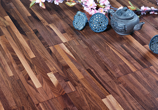 懿品自然地板 美國(guó)黑胡桃裝修效果圖